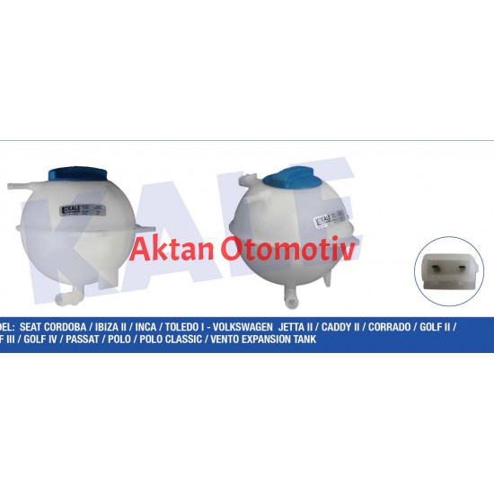 YEDEK SU DEPOSU GOLF3 / VENTO / POLO CLASSIC 91-01 (KAPAKLI-MÜŞÜRLÜ)